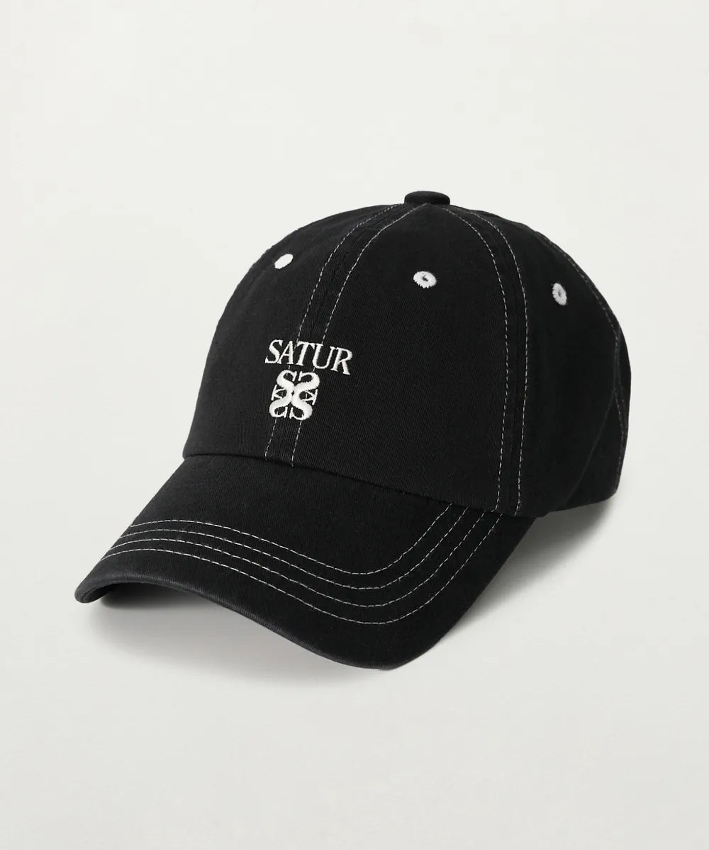 韓國 Satur Contrast Color Stitch Dyed Ball Cap【SR355】