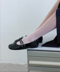 韓國 Rockfish Square Toe Two Strap MJ (Enamel)【RH012】
