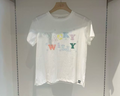 韓國 Wacky Willy Women's Lettering Graphic Short Sleeve T-Shirt【WW243】