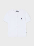 韓國 WhoAU Steve R-neck Cable ShortSleeve Cardigan【WA323】