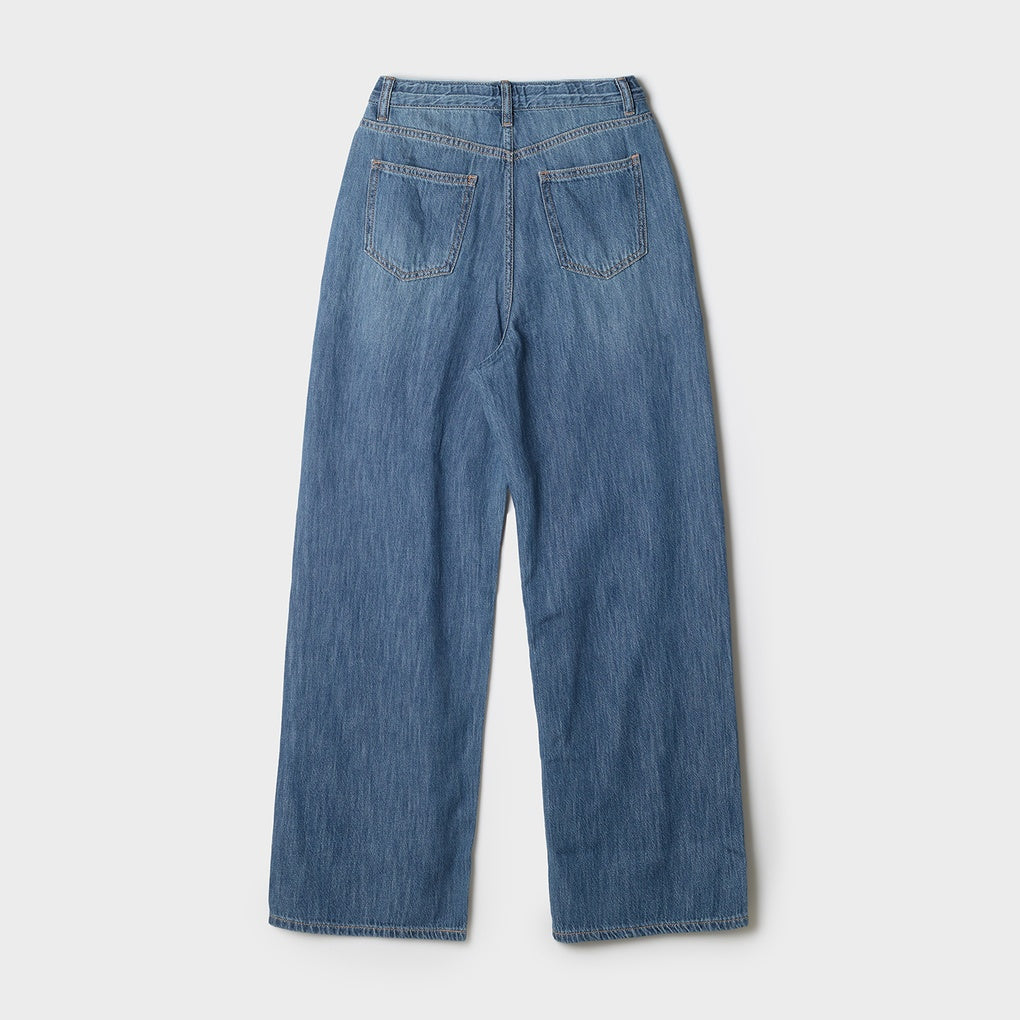 韓國 SPAO Long Wide Jeans【SP444】