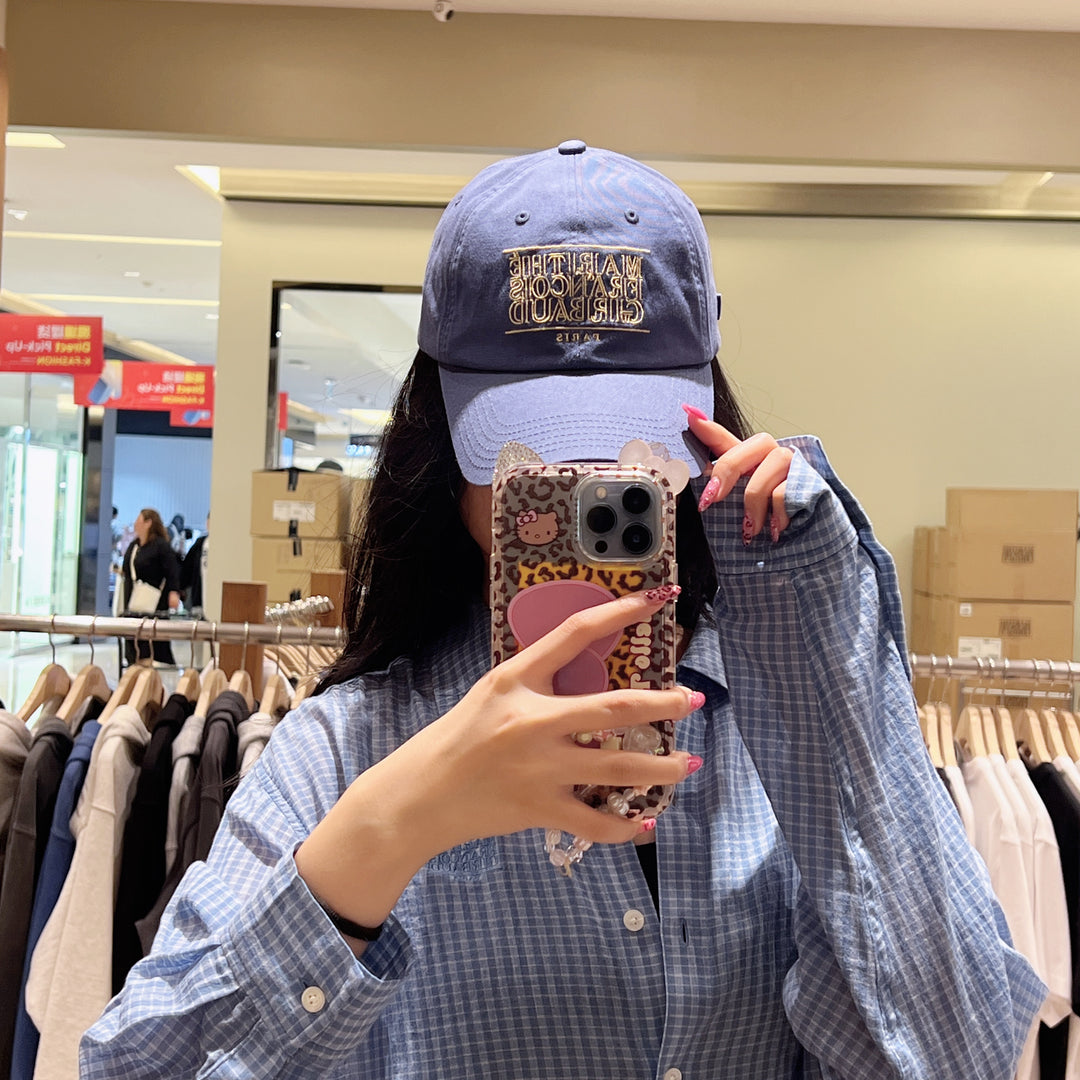 韓國 Marithe Francois Girbaud Outline Classic Logo Cap【MD224】
