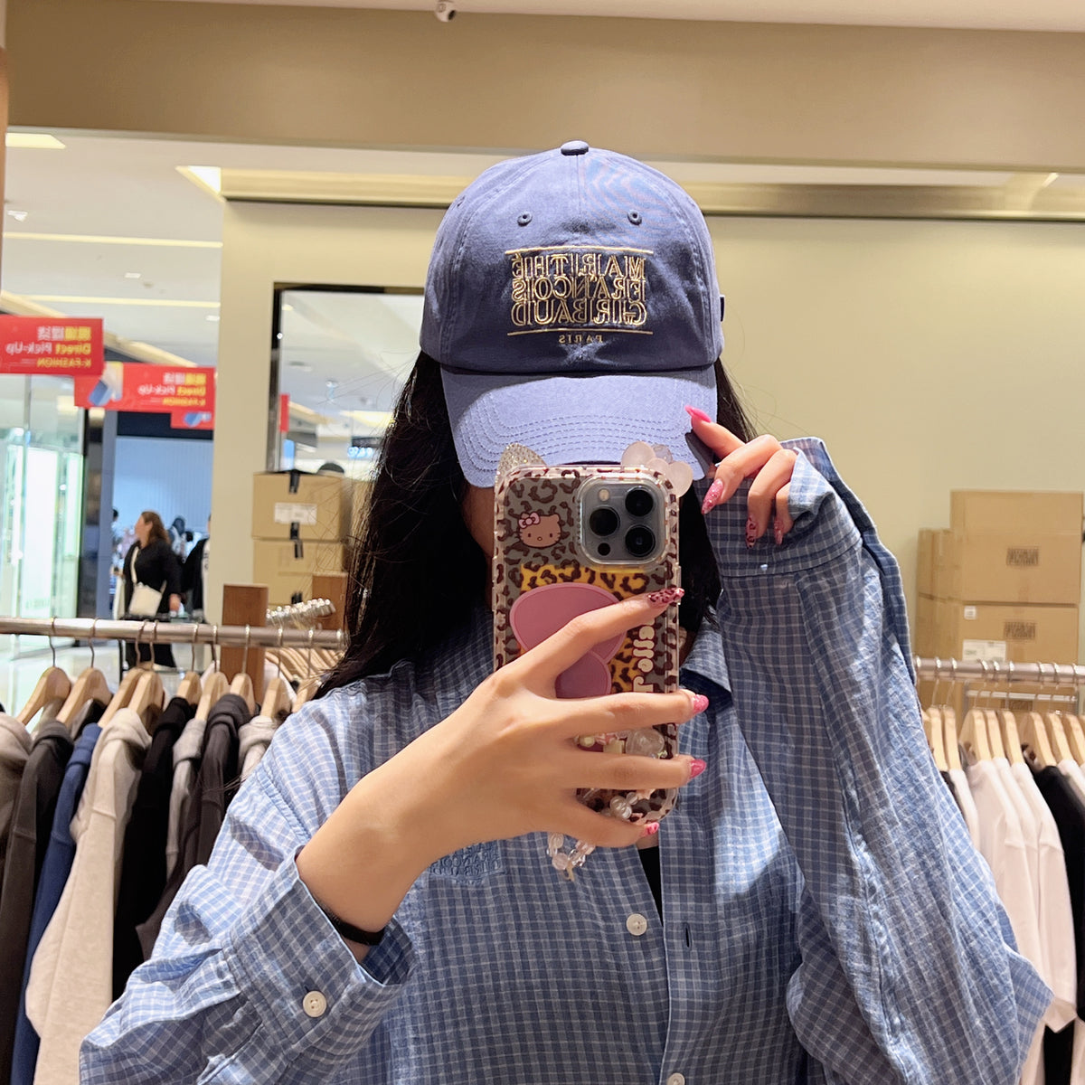 韓國 Marithe Francois Girbaud Outline Classic Logo Cap【MD224】