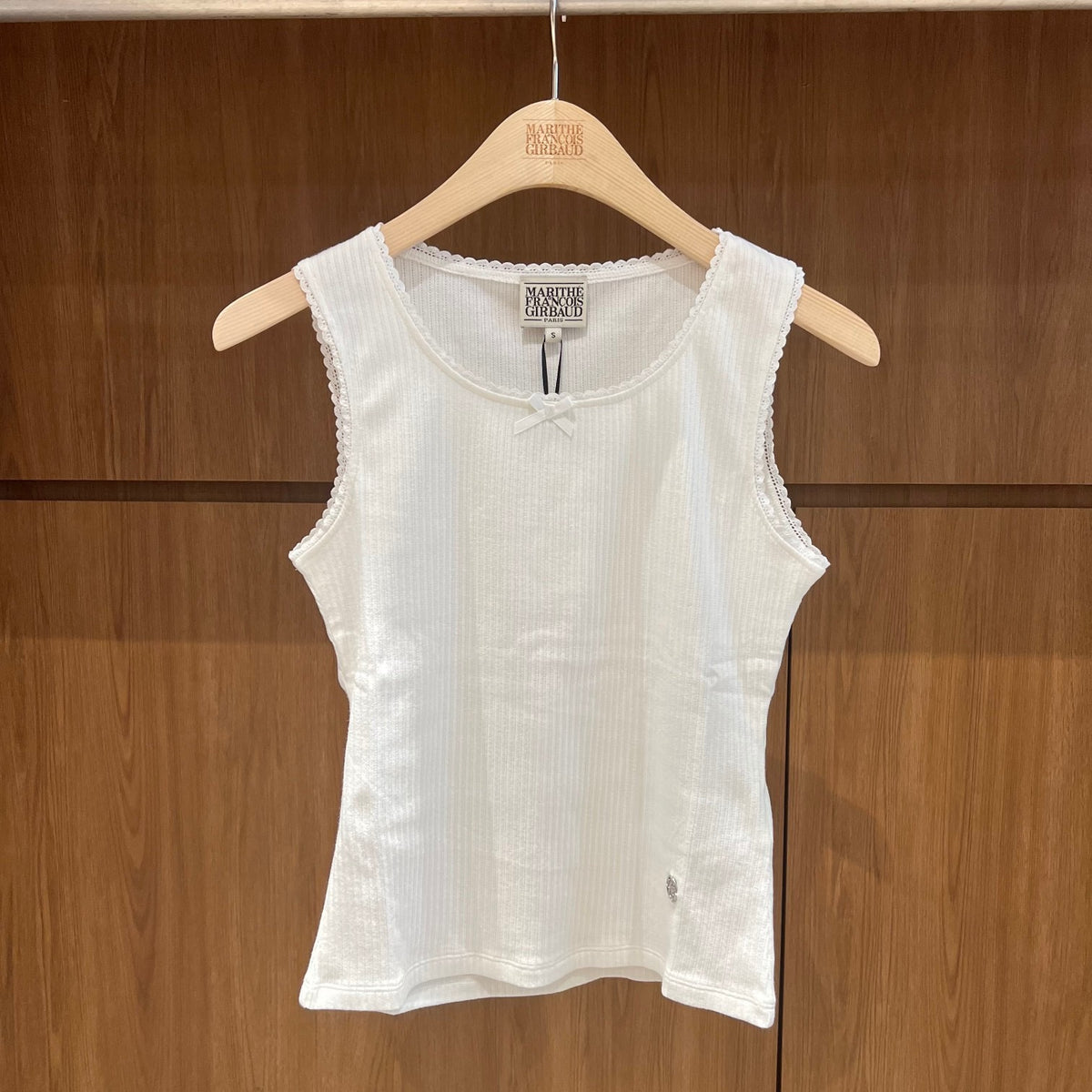 韓國 Marithe Francois Girbaud W Lace Detail Sleeveless【MD331】