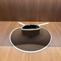韓國 Marithe Francois Girbaud Circle Logo Wide Sun Visor【MD306】