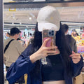 韓國 National Geographic Embroidered Small Logo Baseball Cap【NG927】