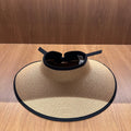 韓國 Marithe Francois Girbaud Circle Logo Wide Sun Visor【MD306】