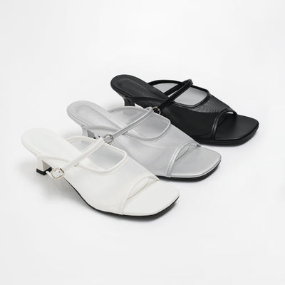 韓國 Chaakan Lasia Mesh Mule Slippers【CN002】