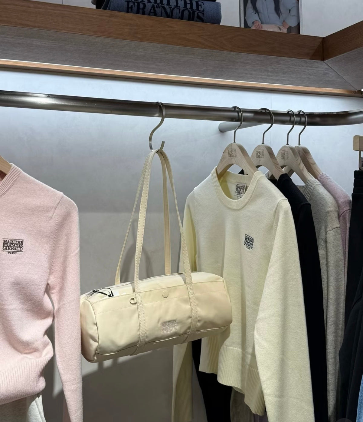 韓國 Marithe Francois Girbaud Classic Logo Casual Duffle Bag【MD185】
