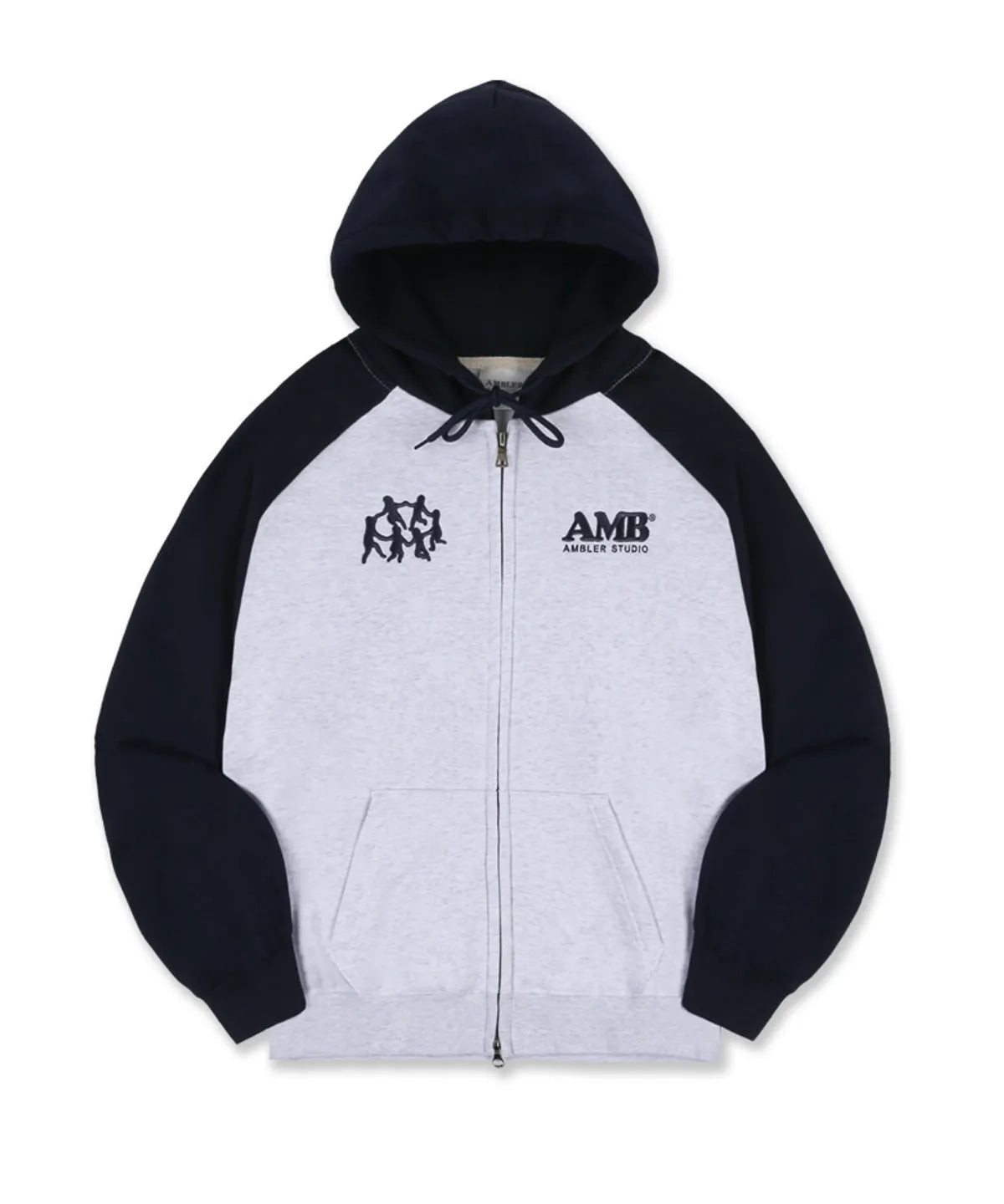 韓國 Ambler Round And Round Raglan Zip-Up Jacket【AR071】