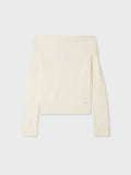 韓國 WhoAU Folded Off-Shoulder Pullover【WA095】