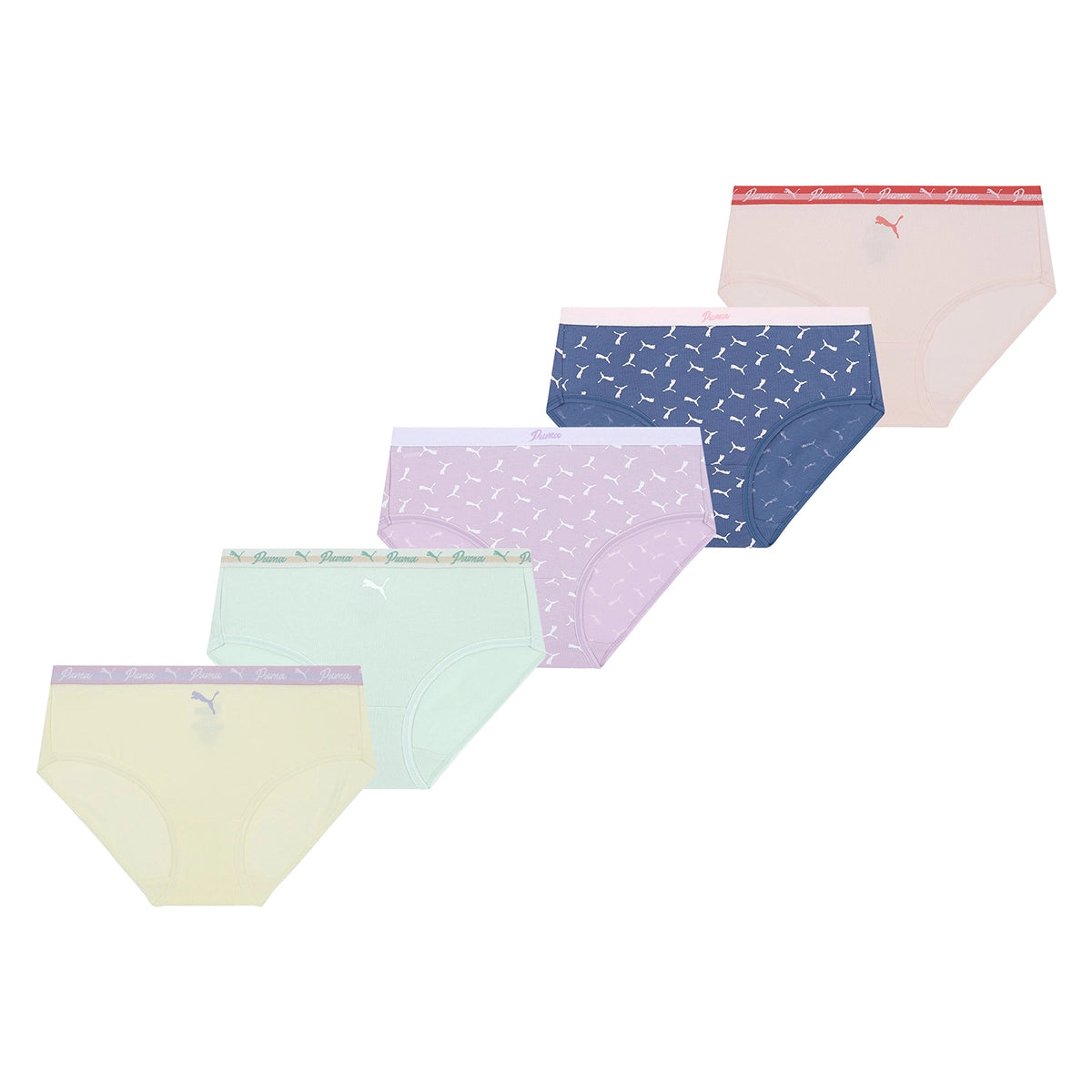 韓國 Puma Junior Girls' Panties 5-Pack【CT007】