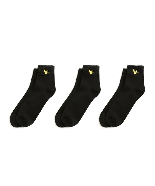 韓國 Mark Gonzales Angel Wappen Ankle Socks 3-Pack【MG363】