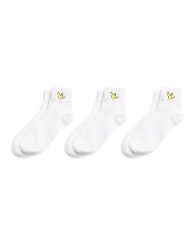 韓國 Mark Gonzales Angel Wappen Ankle Socks 3-Pack【MG363】