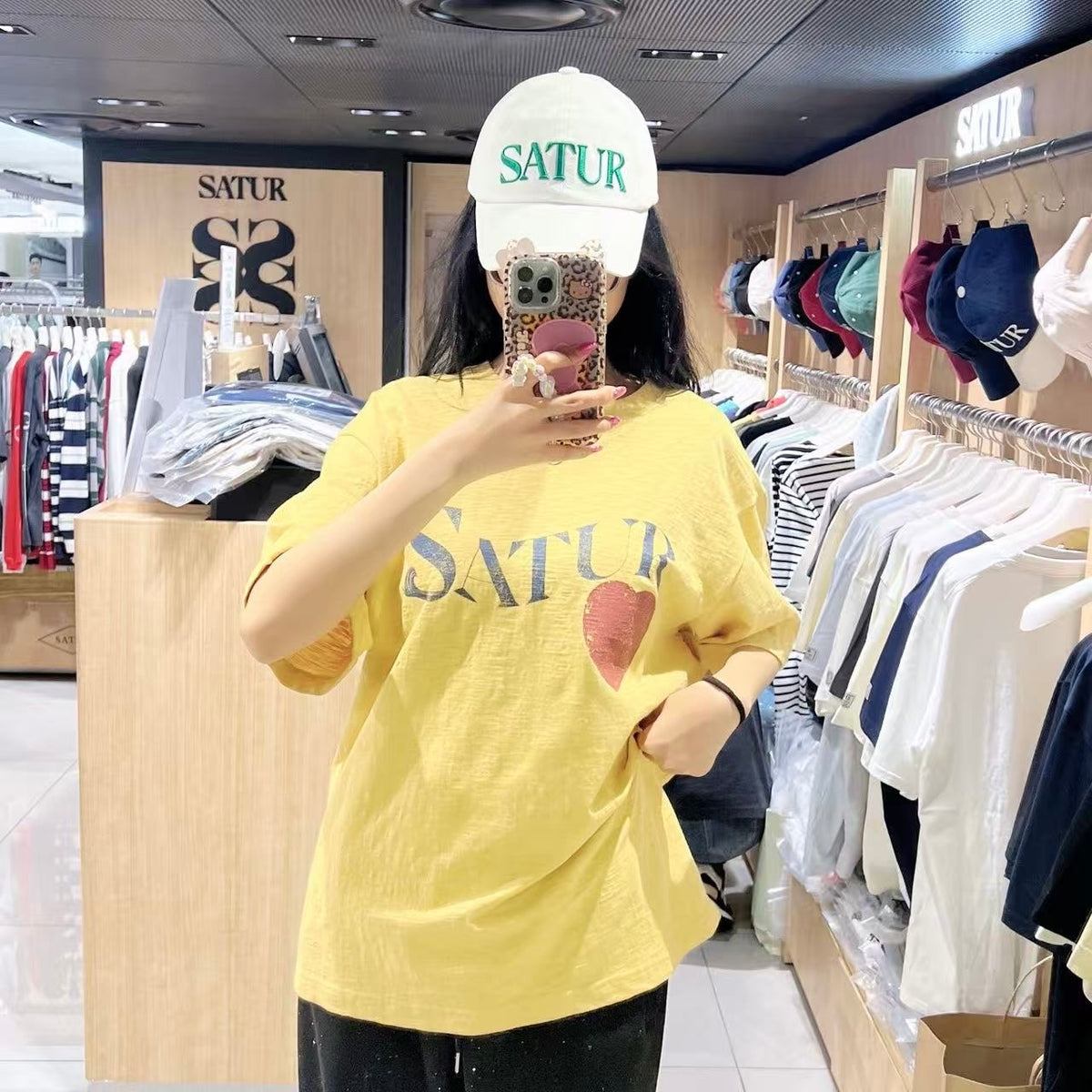 韓國 Satur T-Shirt (男女同款)【SR311】