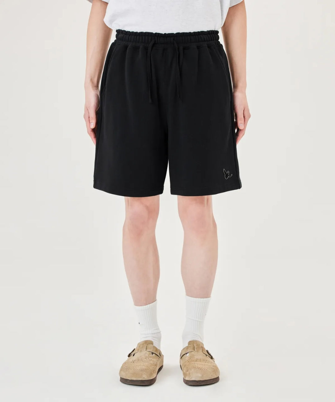 韓國 Mark Gonzales Angel Wappen Sweat Shorts【MG383】