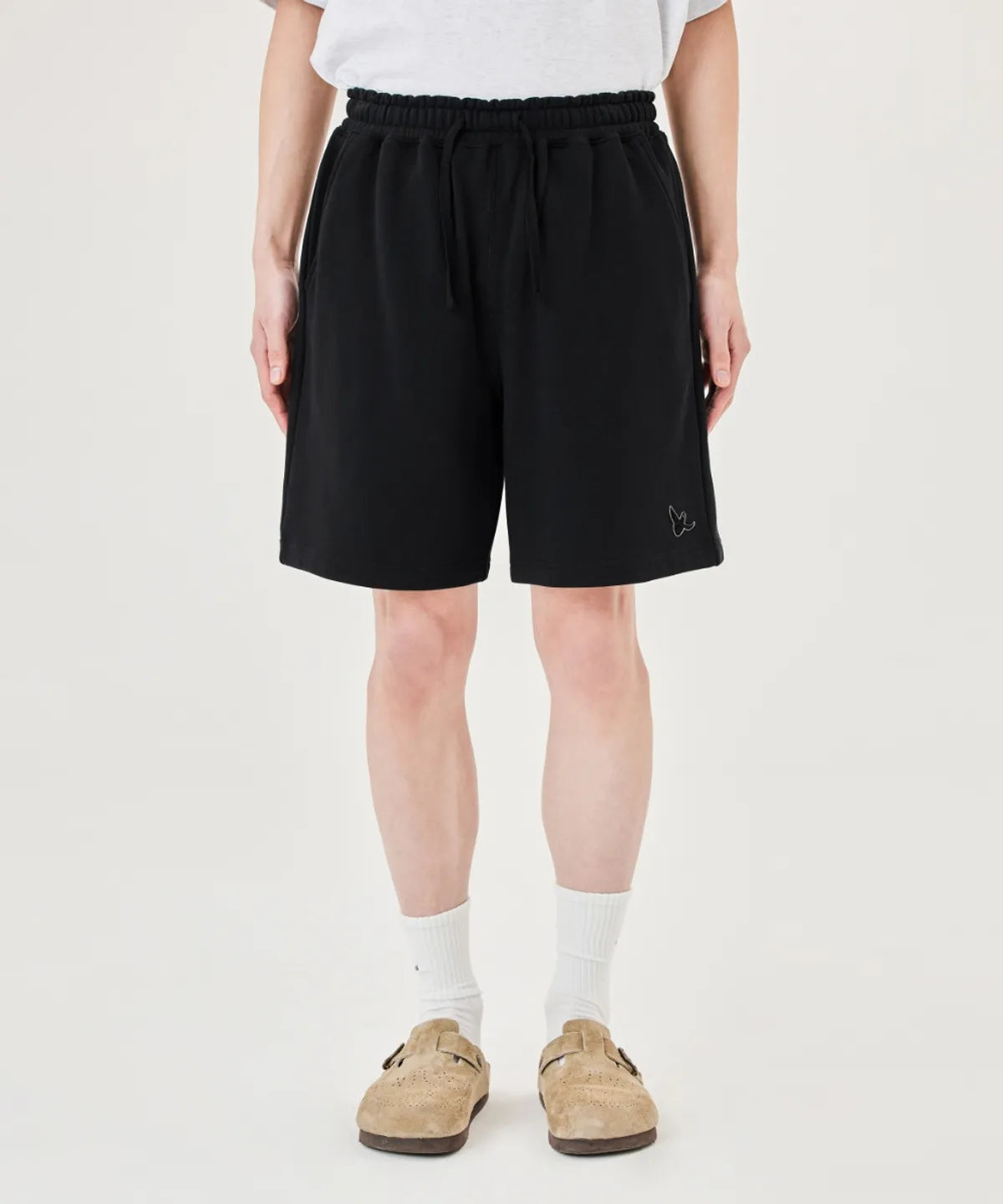 韓國 Mark Gonzales Angel Wappen Sweat Shorts【MG383】