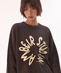韓國 Ambler With the sun pullover crewneck punching knit【AR089】