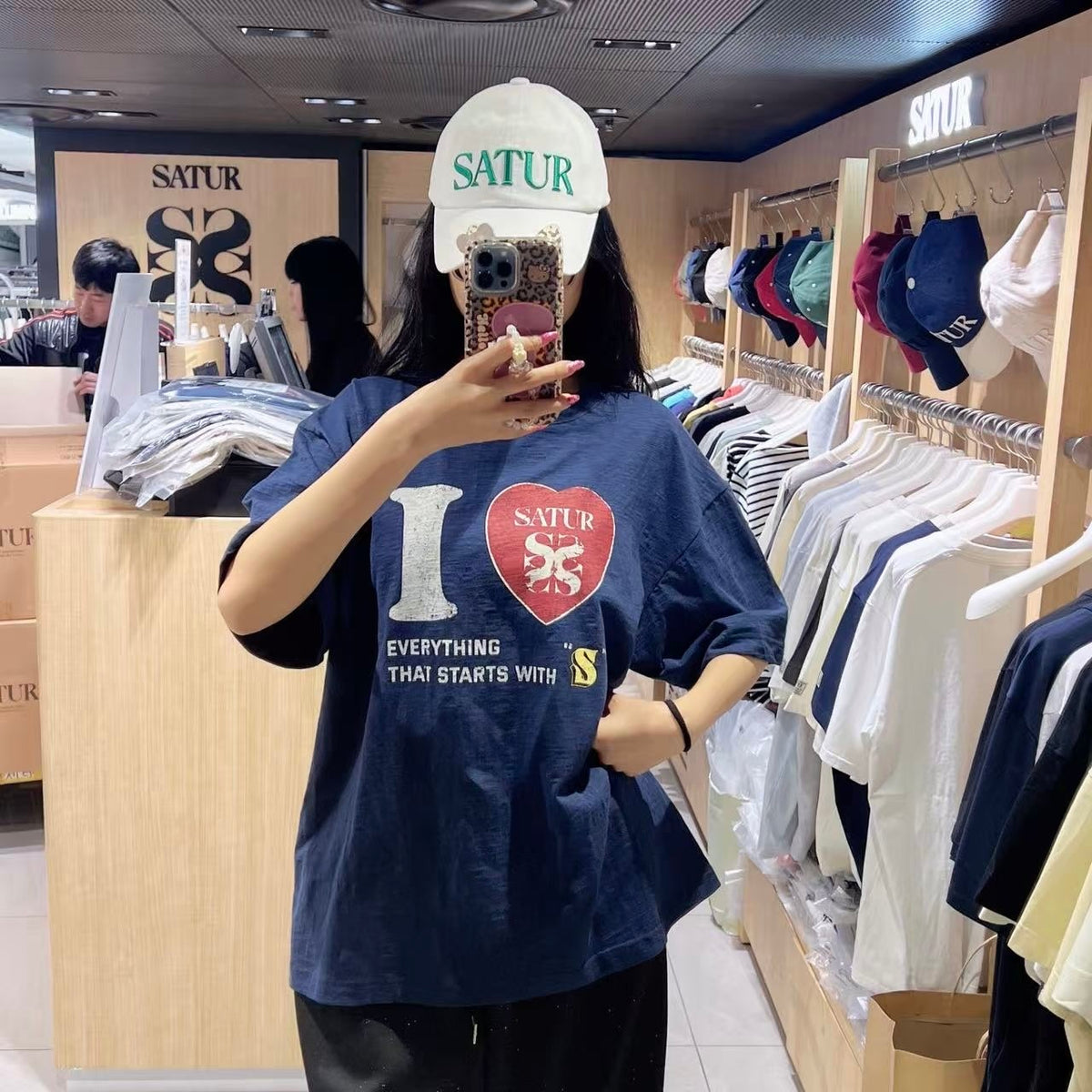 韓國 Satur T-Shirt (男女同款)【SR312】