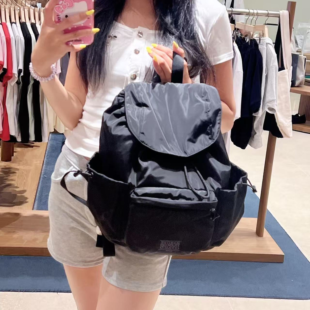 韓國 Marithe Francois Girbaud Classic Logo Flap Backpack【MD337】
