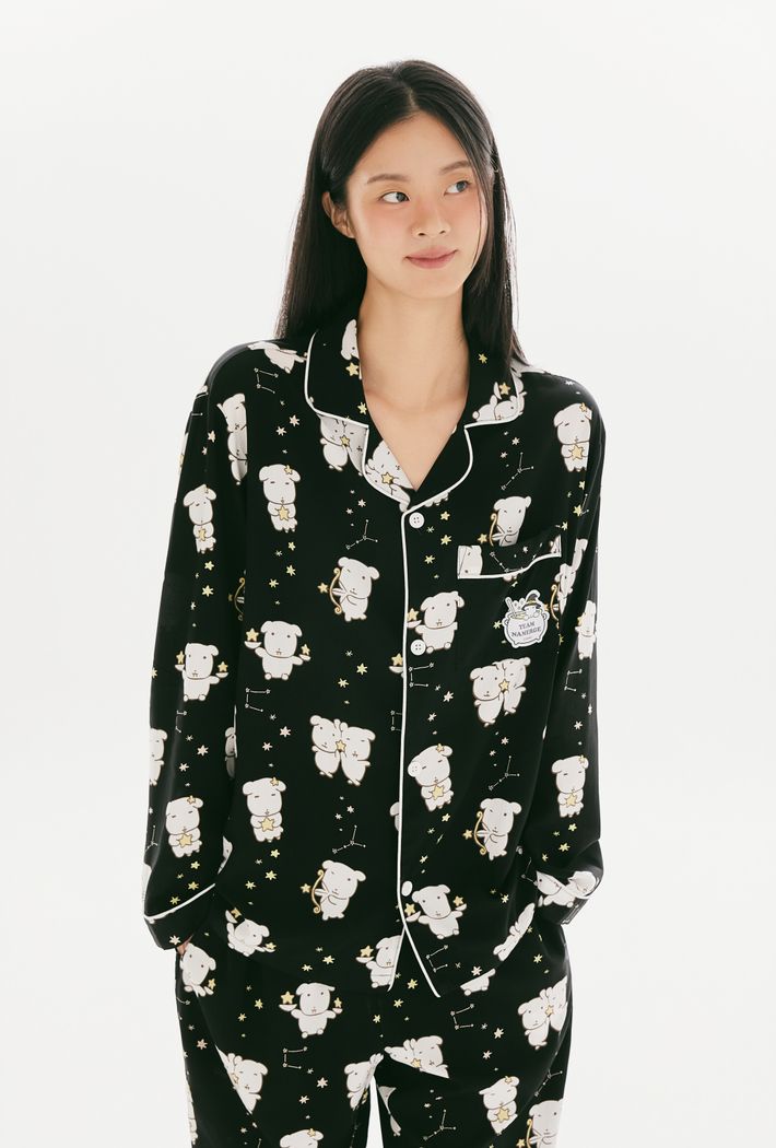 韓國 SPAO Ganadi Long-sleeve Pajamas【SP470】
