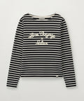 韓國 Satur (W) Bon Voyage Border Long Sleeve【SR332】
