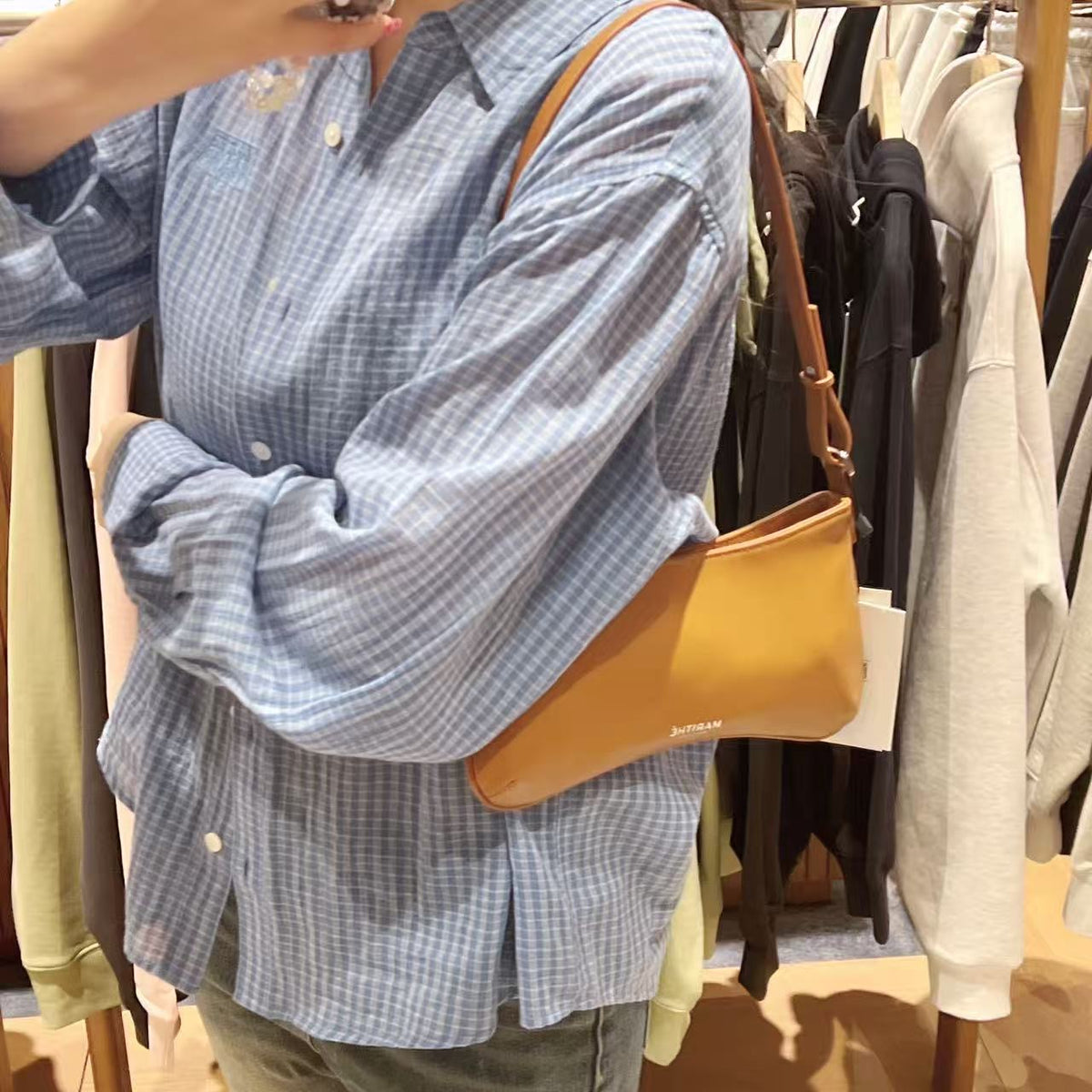 韓國 Marithe Francois Girbaud Regular Logo Mini Peanut Bag【MD129】