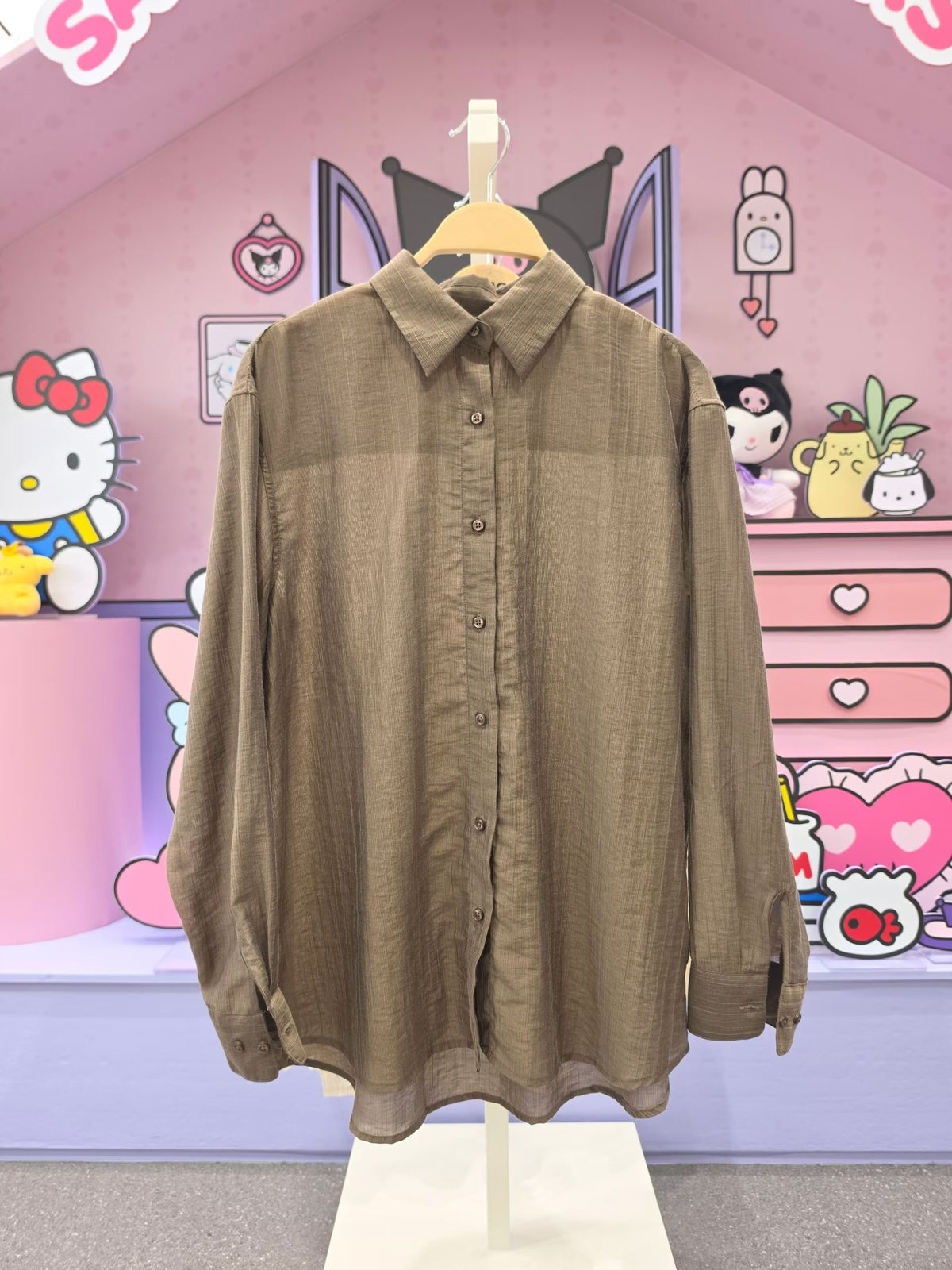 韓國 SPAO See Through Shirt【SP456】