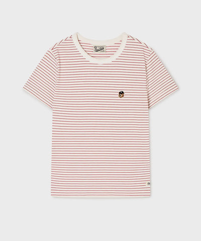 韓國 WhoAU Steve Multi Stripe T-shirt【WA338】
