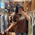 韓國 Marithe Francois Girbaud Aerocool Crack Classic Logo Ringer Tee【MD270】