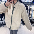 【現貨】韓國 National Geographic Unisex Malay Mac Round Reversible Fleece Zip-Up【NG047】