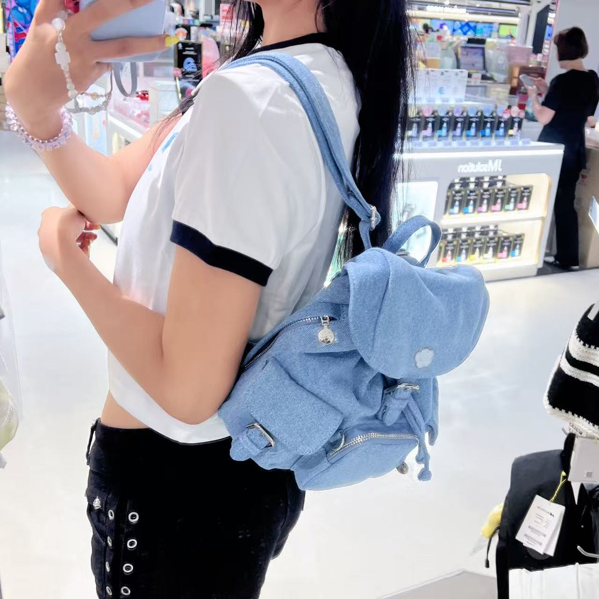 韓國 Wacky Willy Women's Cargo Backpack【WW204】