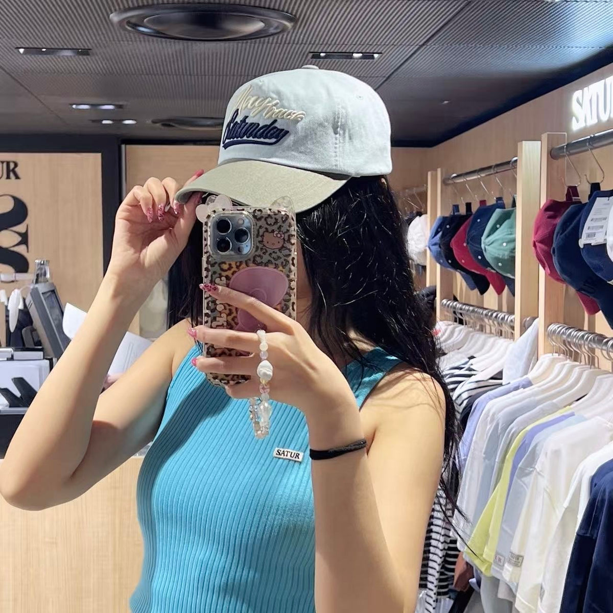 韓國 Satur 90s Playback Contrast Ball Cap【SR352】