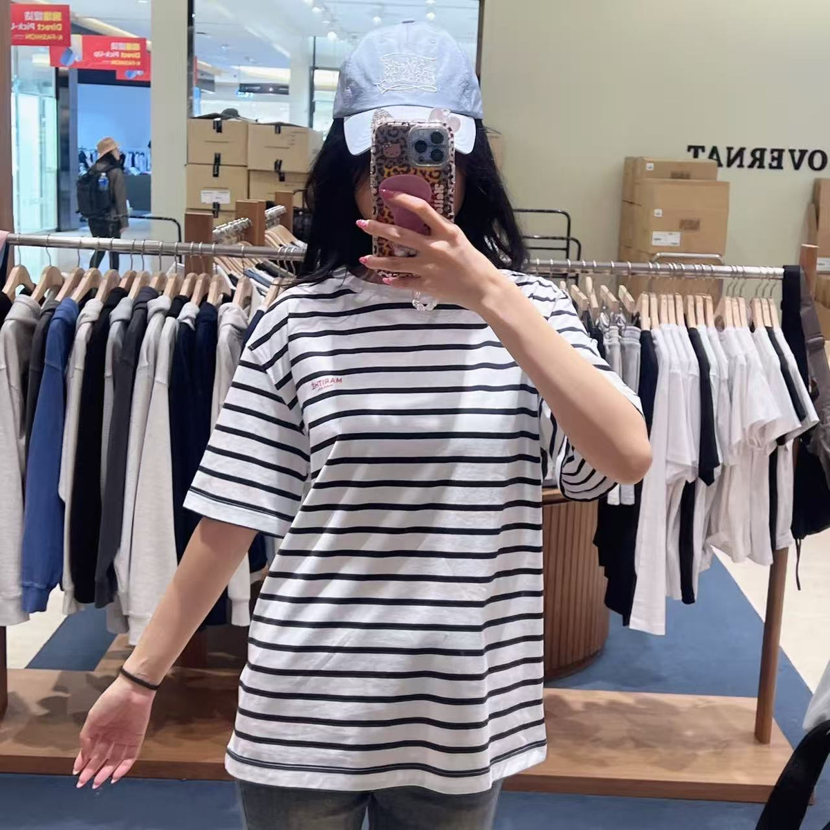 韓國 Marithe Francois Girbaud Small Regular Logo Tee【MD235】