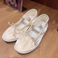 韓國 Marithe Francois Girbaud W Banding Ribbon Flat Shoes【MD256】