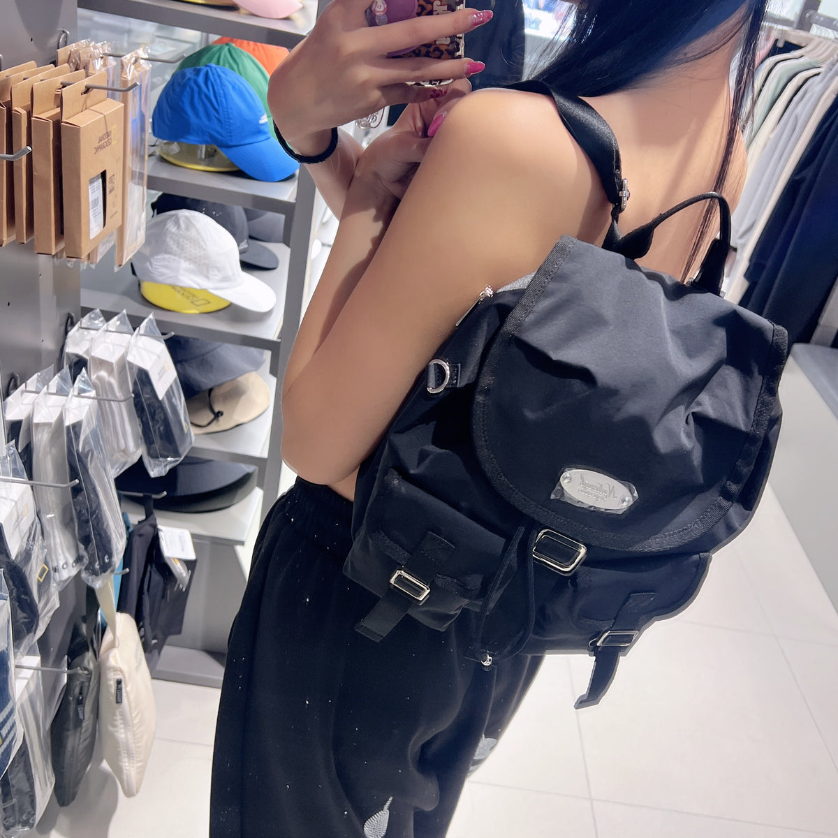 韓國 National Geographic Women's Lumi Double Pocket Backpack【NG1023】