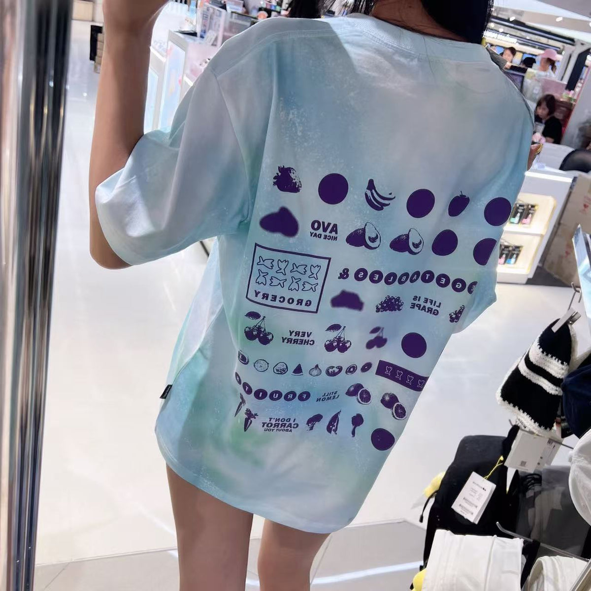 韓國 Wacky Willy Assemble Art Dyeing Print Short Sleeve T-shirt【WW283】