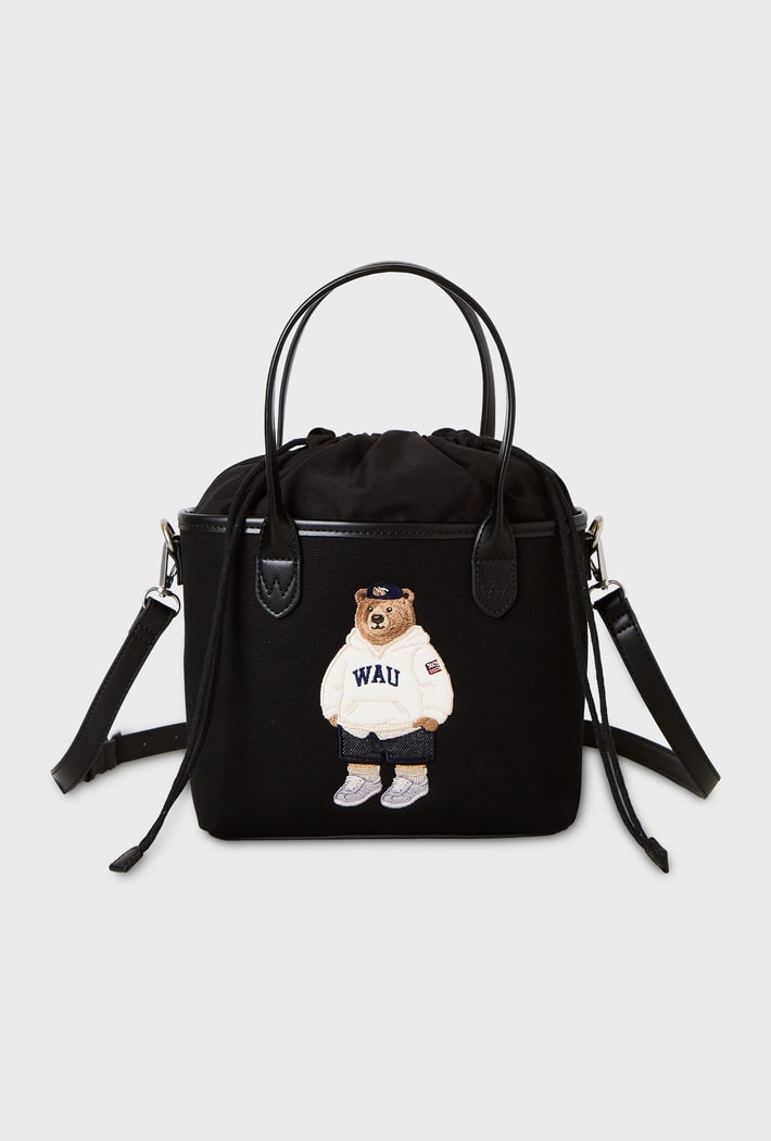 韓國 WhoAU Big Steve Canvas Tote Bag【WA364】