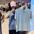 韓國 National Geographic Cooling Stretch Short Sleeve Collared T-shirt【NG949】