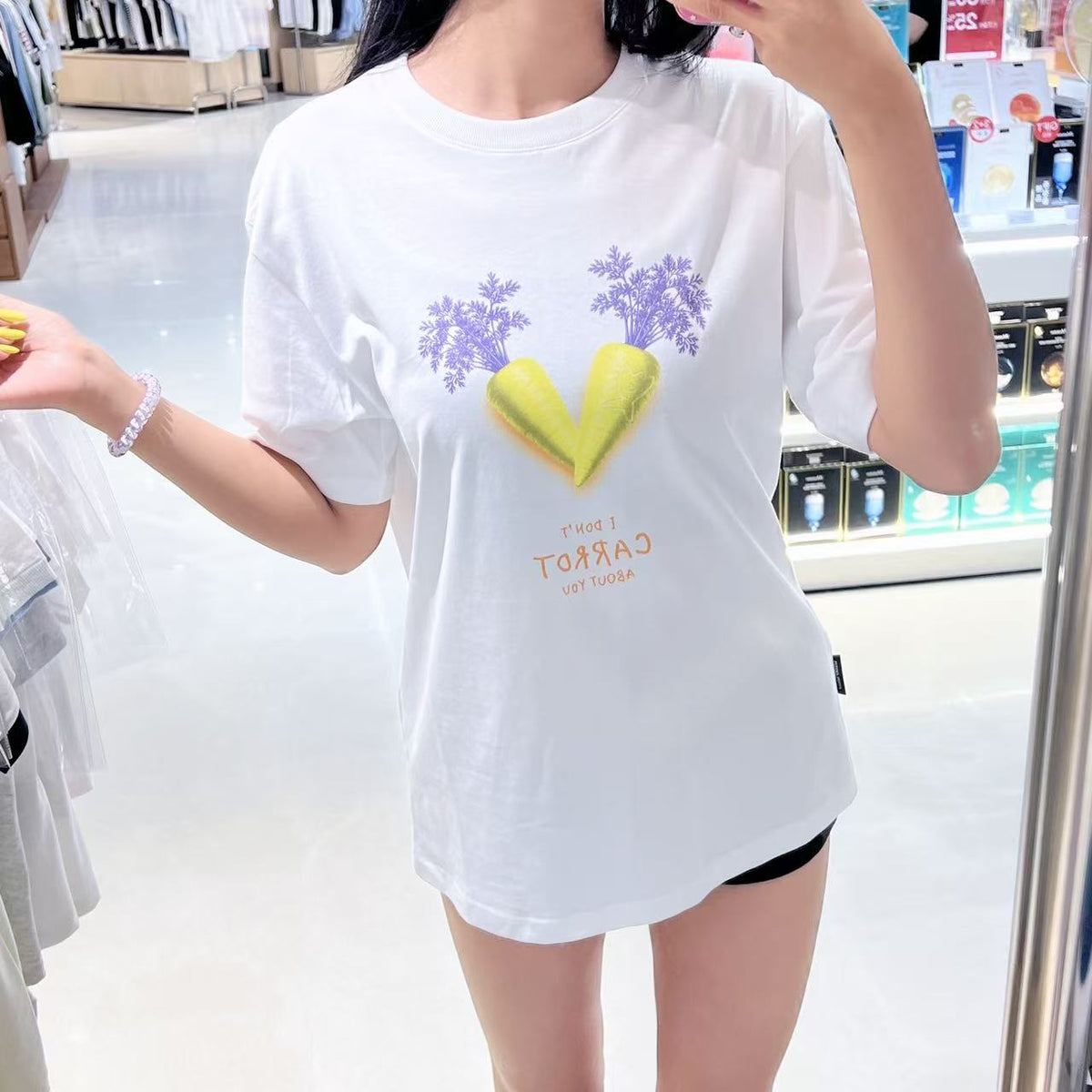 韓國 Wacky Willy Carat Art Short Sleeve T-shirt【WW287】