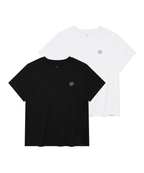 韓國 Wacky Willy 2-Pack Women's Lily Short Sleeve T-shirt【WW279】