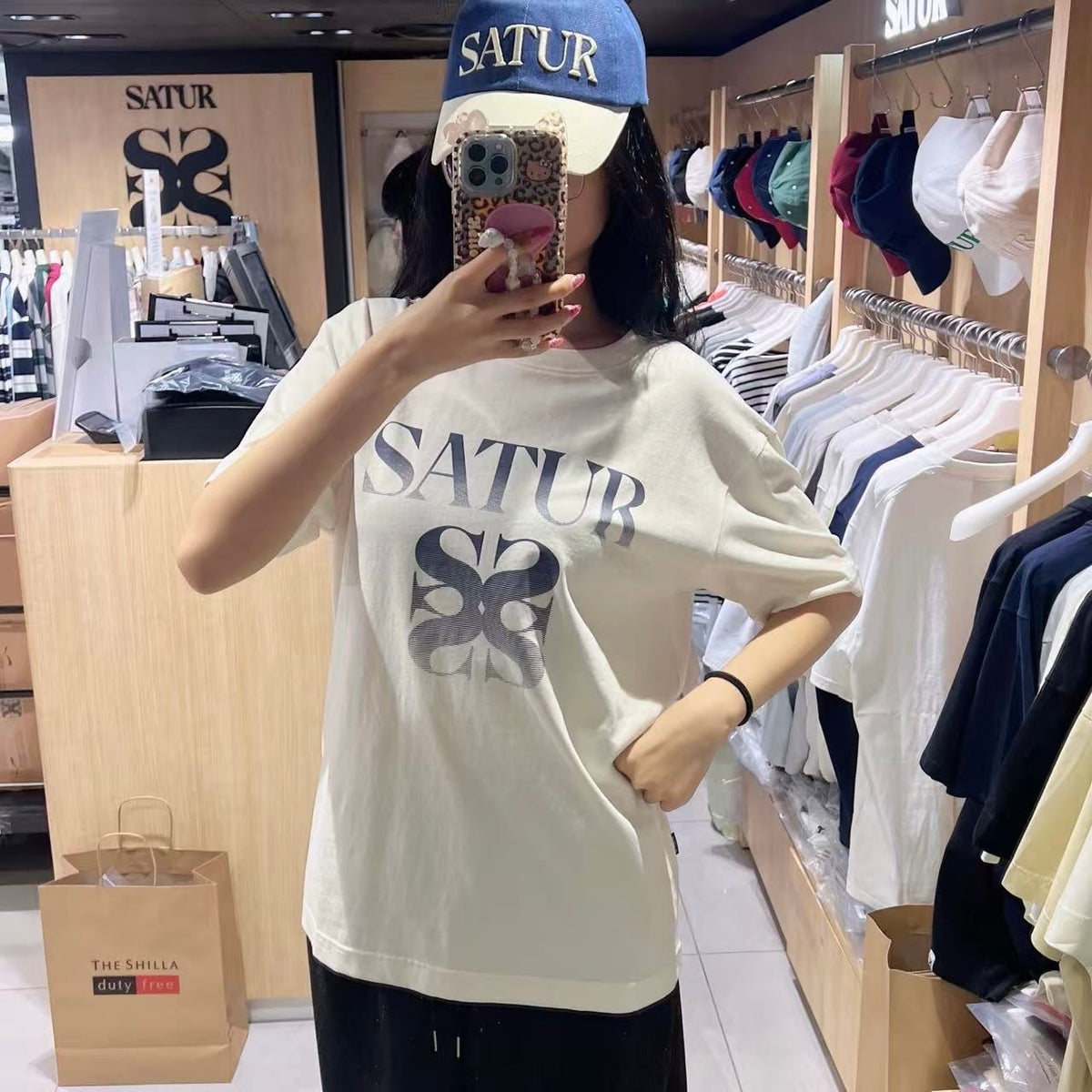 韓國 Satur T-Shirt (男女同款)【SR322】