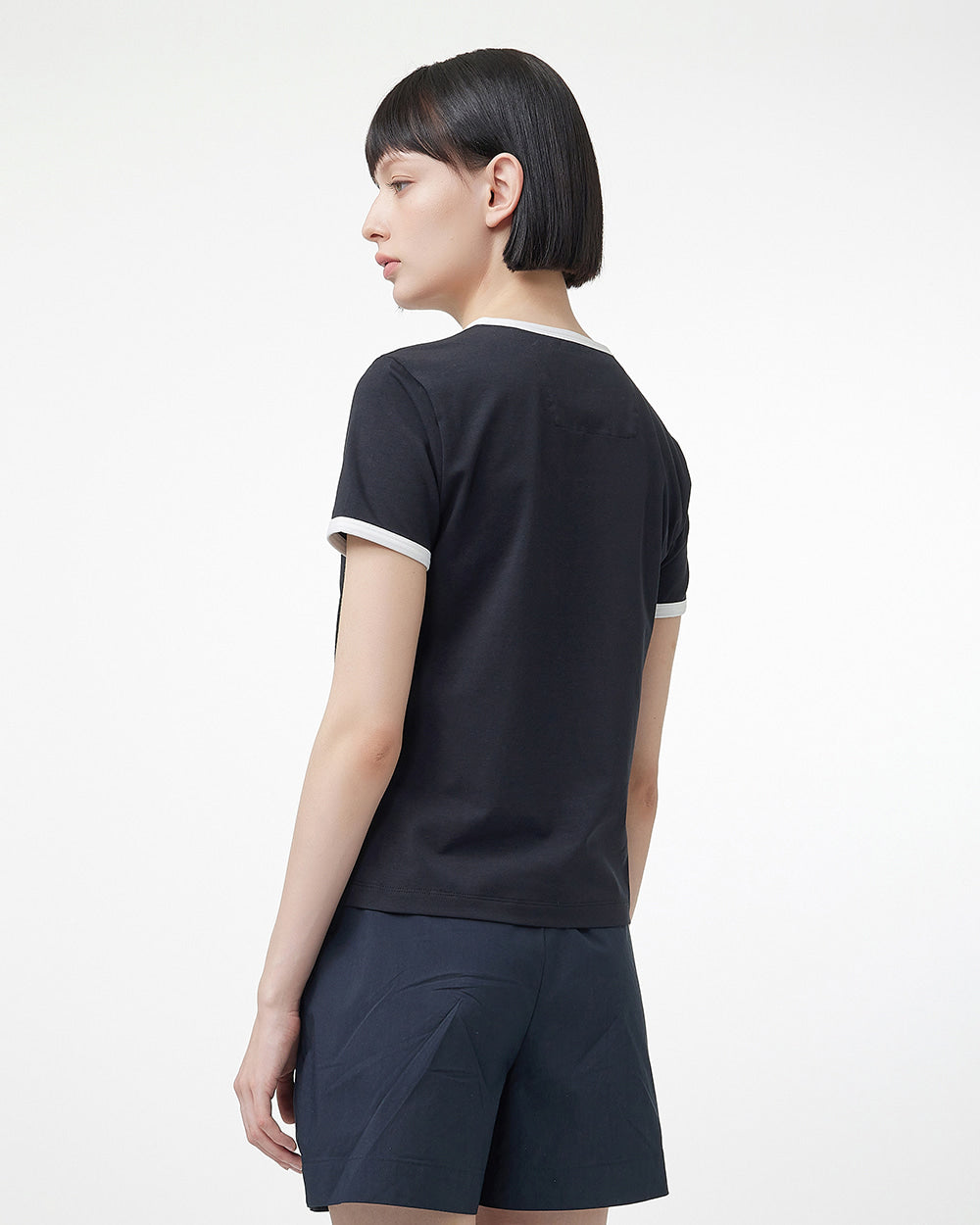 韓國 Hunter Women's Play Jersey Ringer Tee【HR047】