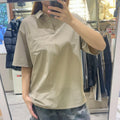 韓國 National Geographic 男女同款 Freeze Stretch Short Sleeve Collared T-shirt (涼爽速乾防曬面料)【NG851】