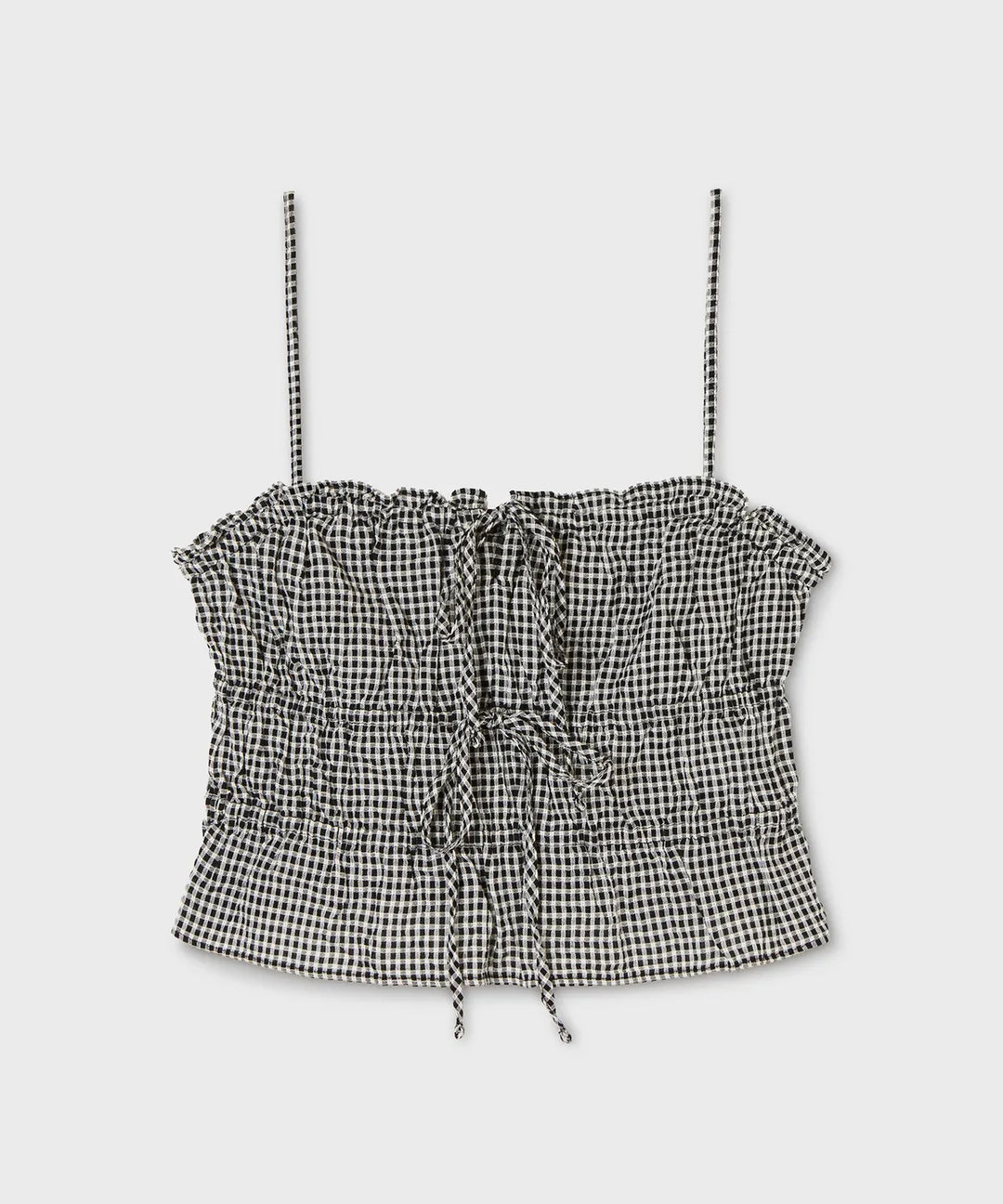 韓國 WhoAU Dobby Check Blouse【WA350】