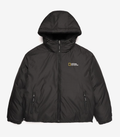 韓國 National Geographic 男款 Reamer Reversible Fleece Hoodie Down Jumper【NG1117】
