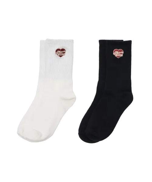 韓國 Mark Gonzales Heart Collection Socks 2-Pack【MG362】