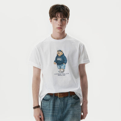 韓國 WhoAU Steve Photo T-shirt【WA370】
