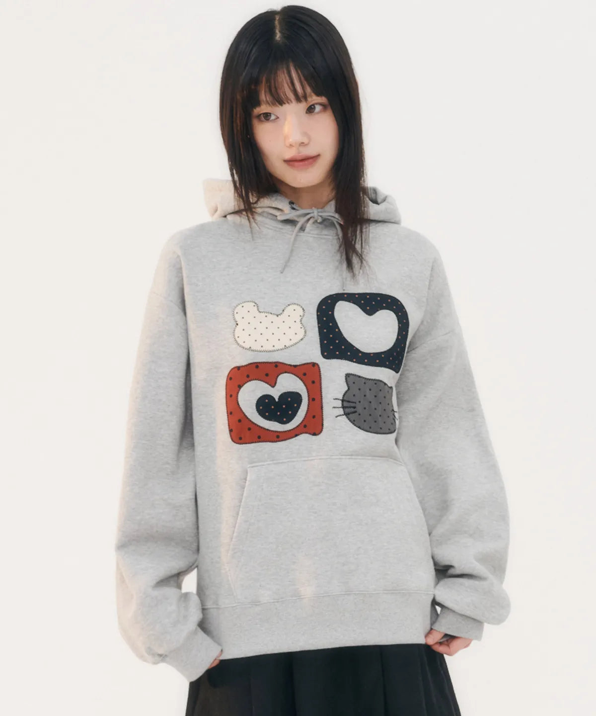 韓國 Ambler Meow Bear Hoodie【AR016】