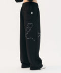 韓國 Ambler Emoji One-Tuck String Wide Sweatpants【AR029】